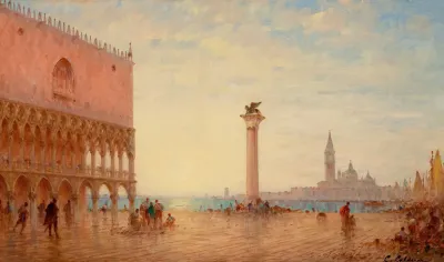 View Of The Piazza San Marco Venice