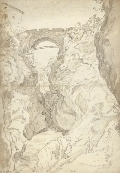 View Of The Ponte San Rocco At Tivol