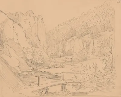 View Of The Pradnik Valley Near Ojcow
