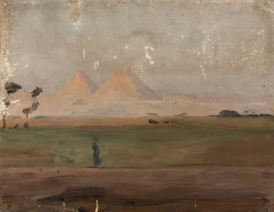 View Of The Pyramids From The Journey To Egypt 2