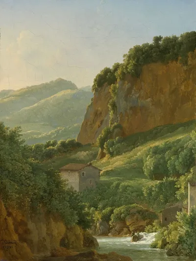 View Of The Ravine At San Cosimato