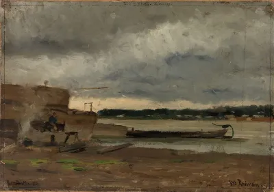 View Of The Rhine Near Dusseldorf