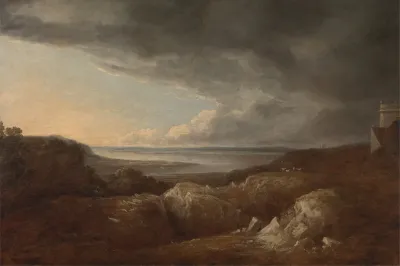 View Of The River Severn Near Kings Weston Seat Of Lord De Clifford