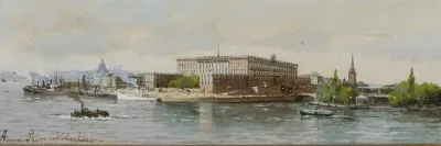 View Of The Royal Palace Stockholm