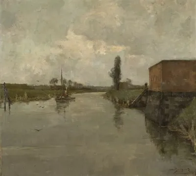 View Of The Surroundings Of Dendermonde