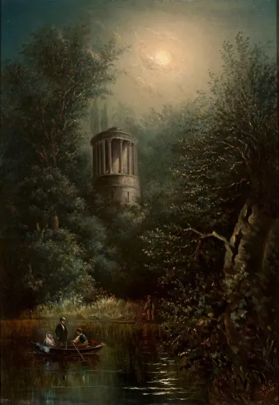 View Of The Sybil Temple In Pulawy