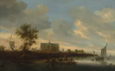 View Of The Town Of Alkmaar
