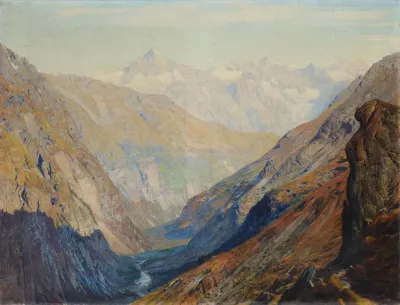 View Of The Valley Of Zermatt