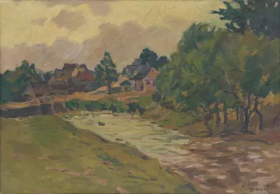 View Of Vazec From The Vazec Brook