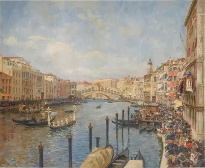 View Of Venice During Carnival