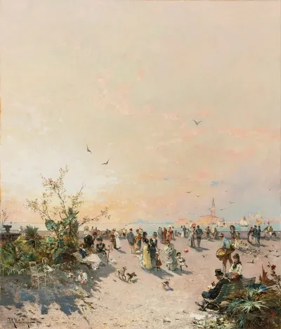 View Of Venice From The Public Gardens