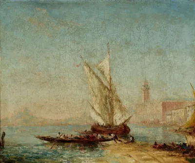 View Of Venice With The Doges Palace 2