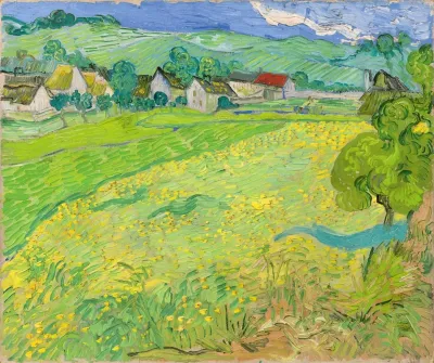 View Of Vessenots Near Auvers