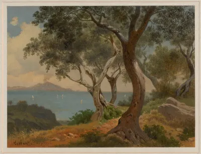 View Of Vesuvius From Sorrento