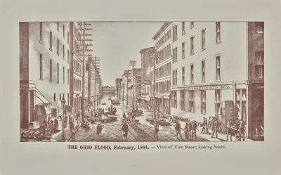 View Of Vine Street Looking South