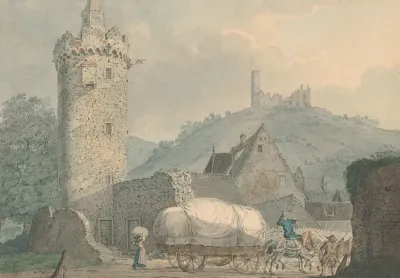 View Of Weinheim On The River Neckar