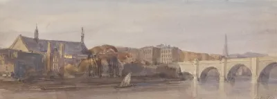 View Of Westminster Hall And Bridge From Lambeth