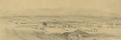 View Of Winchester Va From Fort On The Hill N E Of The Town