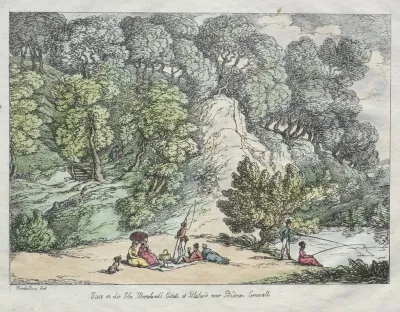 View On Sir John Moresheads Estate At Blisland Near Bodmin Cornwall