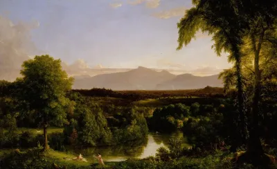 View On The Catskill Early Autumn