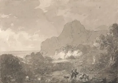 View On The Coast Of Italy