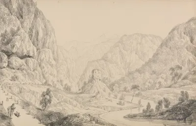 View On The Eisak Near Mittenwald