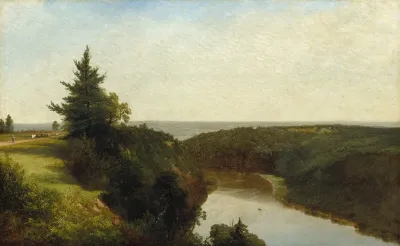 View On The Genesee Near Mount Morris