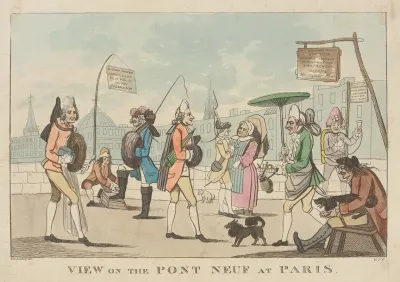 View On The Pont Neuf At Paris