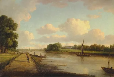 View On The River Thames At Richmond