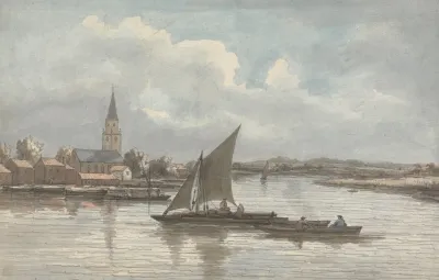 View On The Thames At Batersea