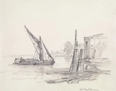 View On The Thames At Battersea