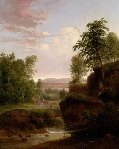 View Toward The Hudson River