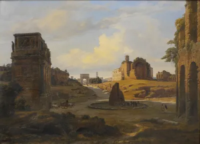 View Towards Forum Romanum From The Colosseum