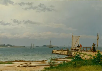 View Towards Koster From The Jetty At Kallehave