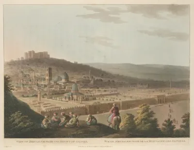 Views Of Jerusalem From The Mount Of Olives