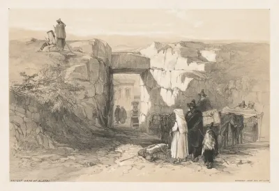 Views Of Rome And Its Environs Ancient Gate Of Alatri