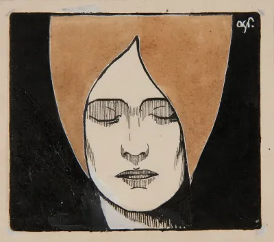 Vignette Head Of A Woman