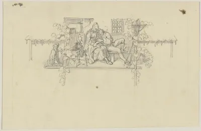 Vignette Peasant Couple
