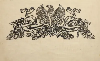 Vignette With The Eagle And The L Letter Legions For Publications Of The Supreme National Committee