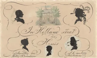 Vijf Silhouetten En Een Huis
