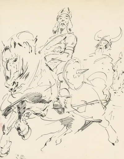 Vikingen Te Paard