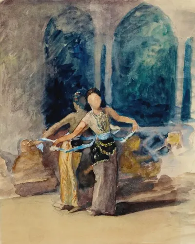 Village Dancing Girls At Garoet In The Preanger Regency Java