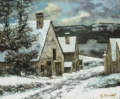 Village Edge In Winter