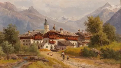 Village In Pinzgau Salzburg 2