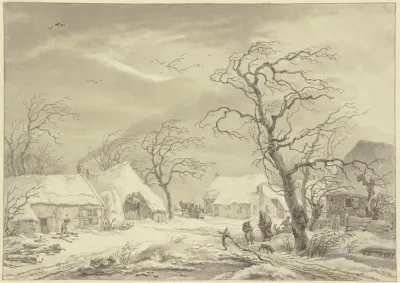 Village In The Winter