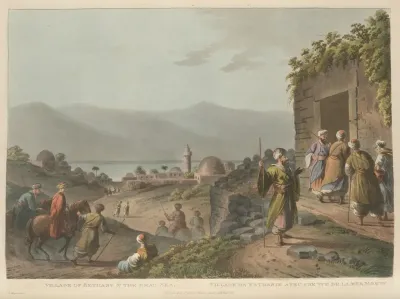 Village Of Bethany And The Dead Sea