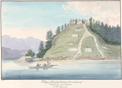 Village Of Friendly Indians At The Entrance Of Buter Canal Near Hanover 2