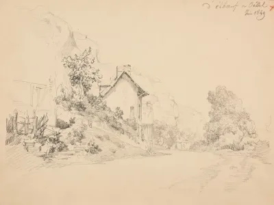 Village Sur La Route Delboeuf A Oissel