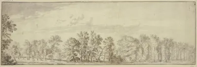 Village Underneath Trees