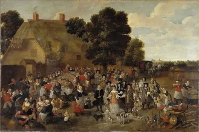 Village Wedding And Open Air Feast